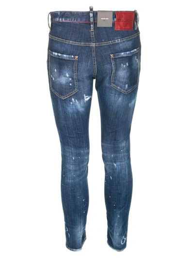 Shop Dsquared2 Distressed Waist Fit Jeans