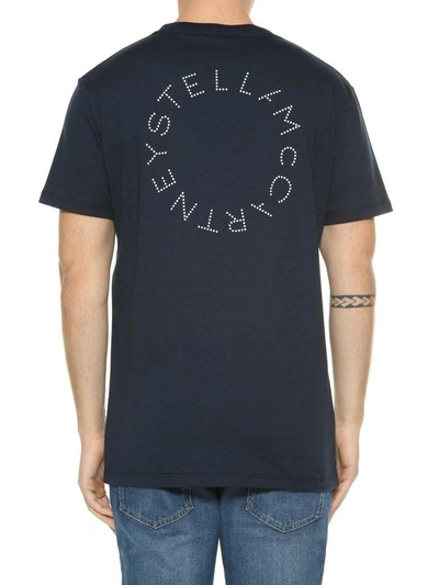 Shop Stella Mccartney Back Printed T-shirt In Blu