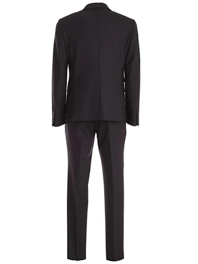 Shop Neil Barrett Two-piece Formal Suit In Dark Navy