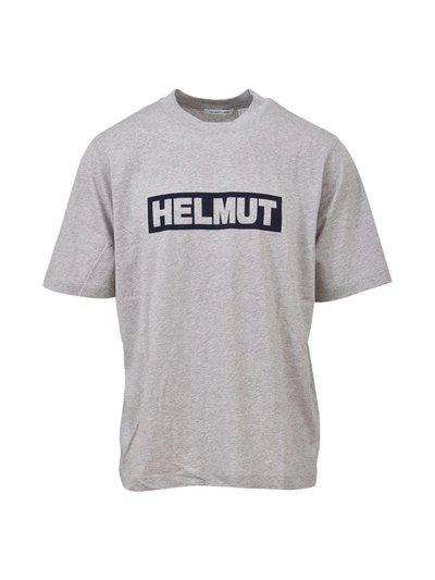 Shop Helmut Lang Boxed Logo T-shirt Grey