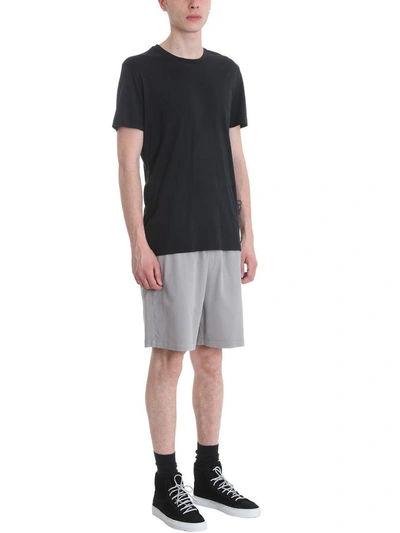 Shop Low Brand Black Cotton T-shirt