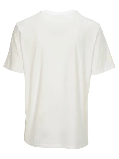 Shop Neil Barrett Tshirt Poseidon In White Print