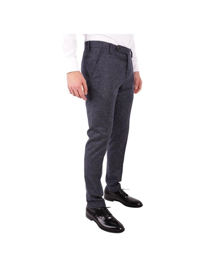 Shop Entre Amis Virgin Wool Trousers In Grey