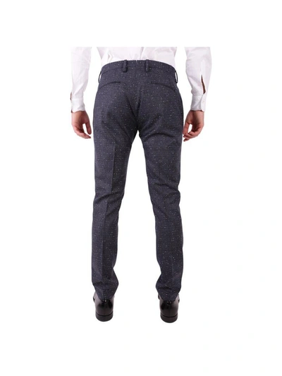 Shop Entre Amis Virgin Wool Trousers In Grey