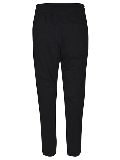 Shop Off-white Logo Tape Track Pants In Nero