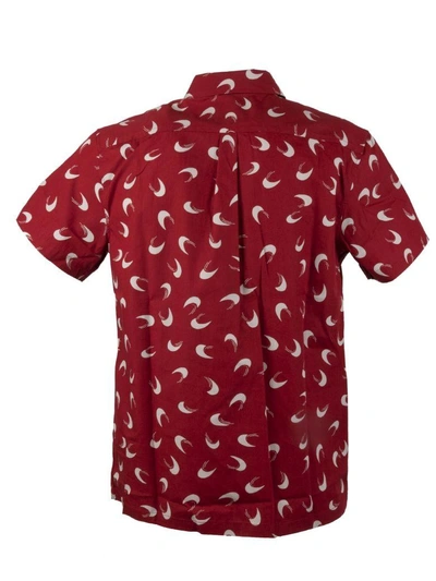 Shop Apc A.p.c. Cippi S/s Shirt In Rosso/bianco