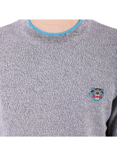Shop Kenzo Wool Blend Sweater In Grey