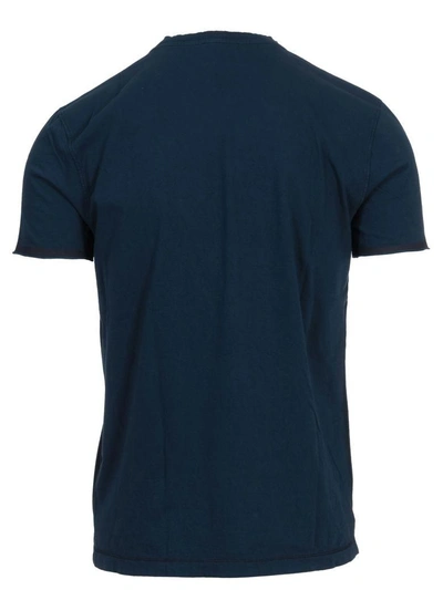 Shop Blauer T Shirt With Logo In Blu
