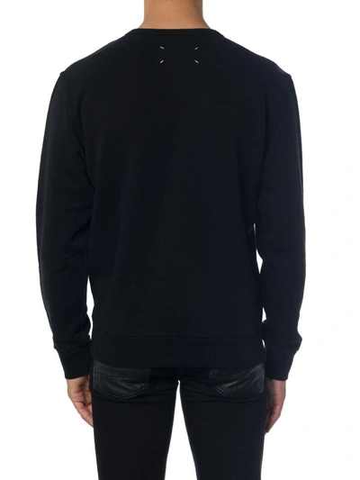 Shop Maison Margiela Black Stereotype Sweatshirt In Cotton