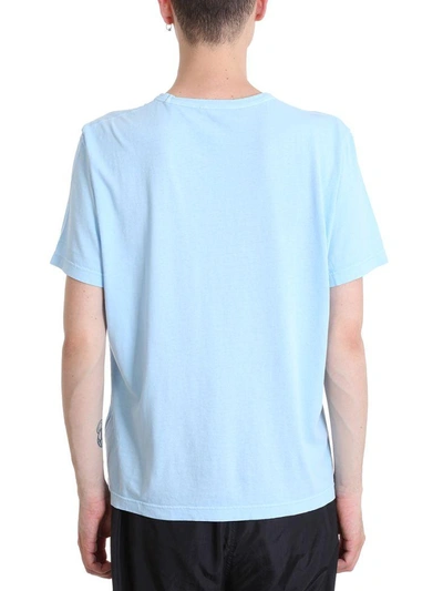 Shop Our Legacy Light Blue Cotton T-shirt In Cyan