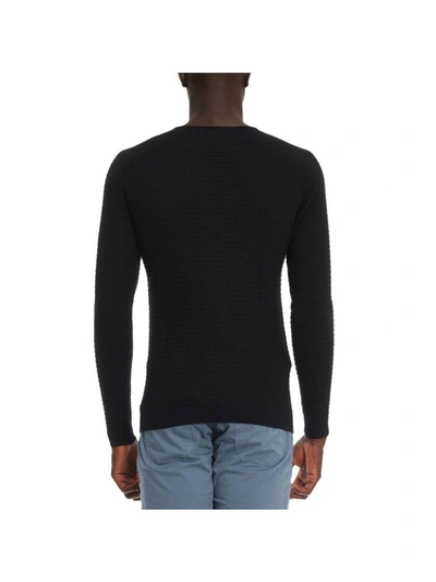 Shop Giorgio Armani Sweater Sweater Men  In Blue