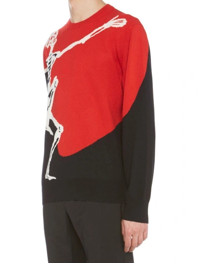 Shop Alexander Mcqueen 'dancing Skull' Sweater In Multicolor