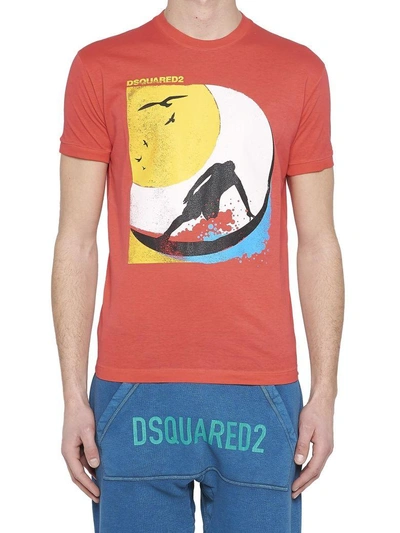 Shop Dsquared2 T-shirt In Multicolor