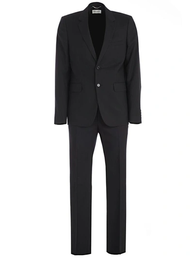 Shop Saint Laurent Classic Suit In Black