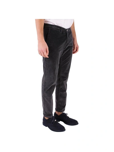 Shop Re-hash Corduroy Trousers In Dark Grey