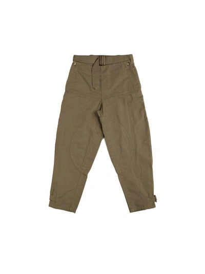 Shop Jw Anderson Dyed Army Trousers In Green