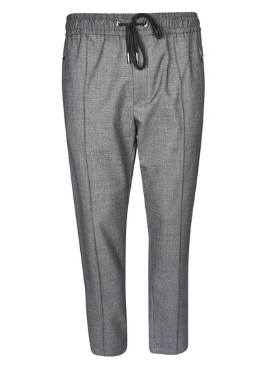Shop Dolce & Gabbana Tailored Sporty Trousers In Gray
