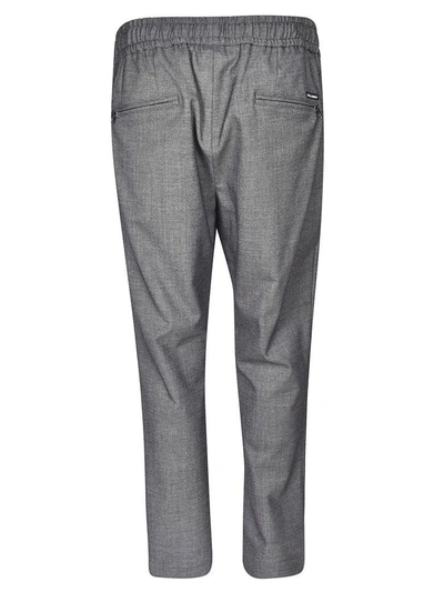 Shop Dolce & Gabbana Tailored Sporty Trousers In Gray