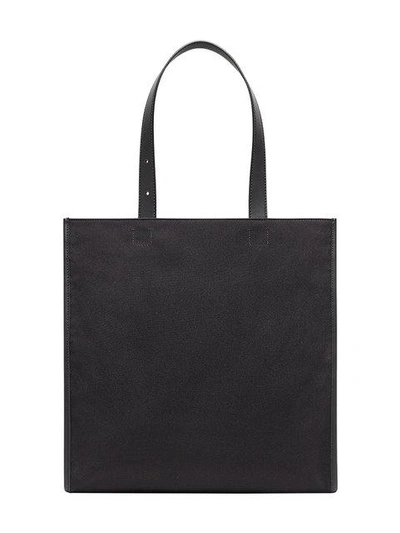 Shop Fendi Logo Tote Bag - Black