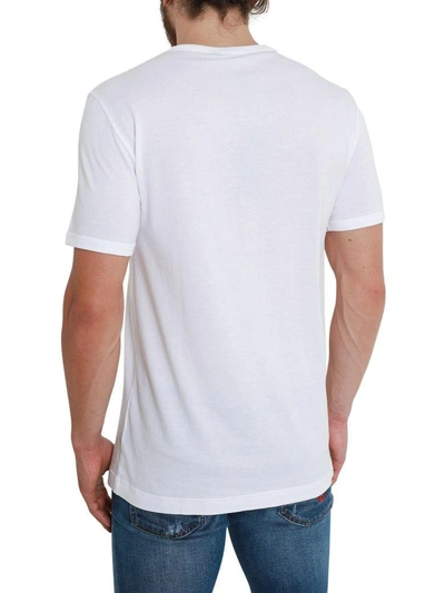 Shop Dolce & Gabbana Jersey T-shirt With Dg Millennials Print In Bianco