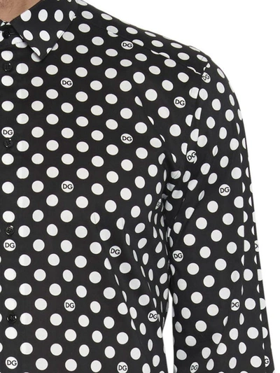 Shop Dolce & Gabbana Shirt In Black & White