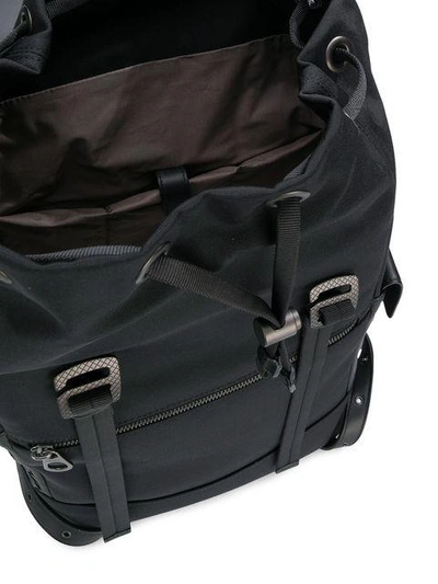 Shop Bottega Veneta Multi-functional Interwoven Backpack In Black