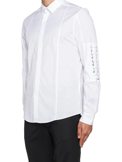 Shop Les Hommes Shirt In White