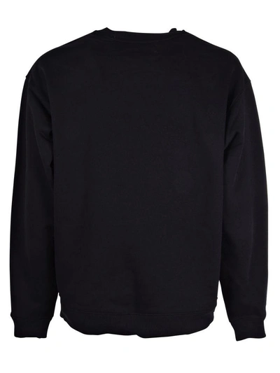 Shop Calvin Klein Jeans Est.1978 Paneled Logo Sweatshirt In Ck Black