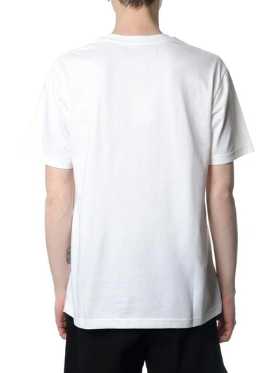 Shop Misbhv White T-shirt With Black Patch