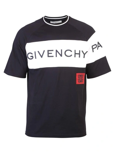 Shop Givenchy Black Branded T-shirt