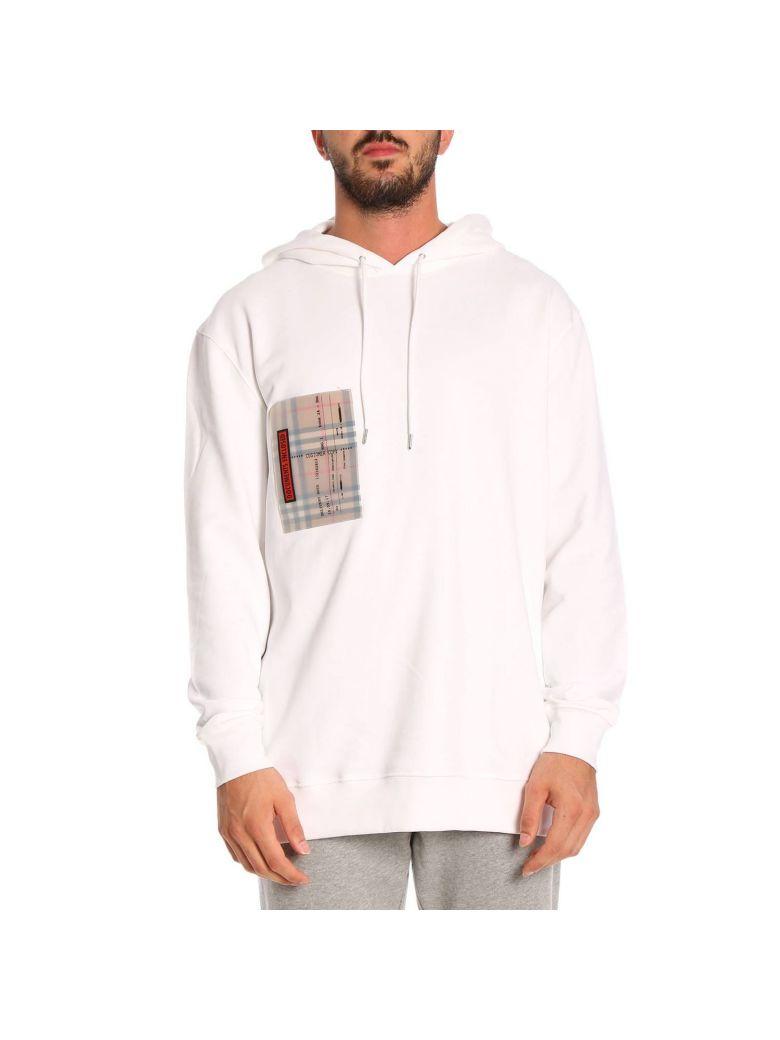 white burberry sweater