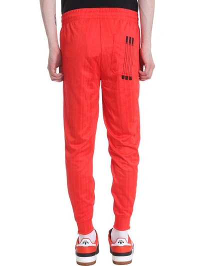 Shop Adidas Originals By Alexander Wang Orange Cotton Pants