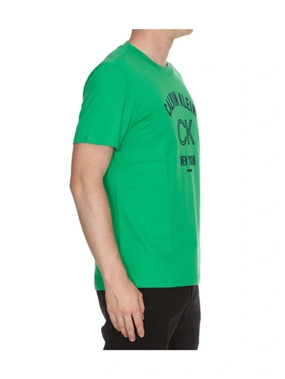 Shop Calvin Klein Jatsa T-shirt In Kelly Green