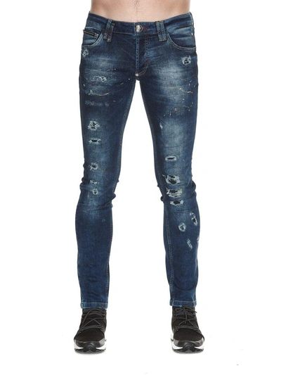 Shop Philipp Plein Storm In A Teacup Jeans In Broadway