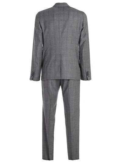 Shop Dsquared2 Checked Two-piece Suit In 001f Grey