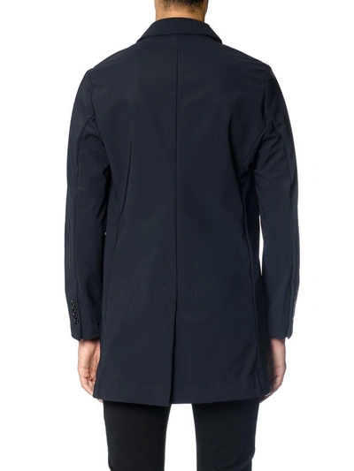 Shop Rrd Techno Fabric Thermo Coat In Blue