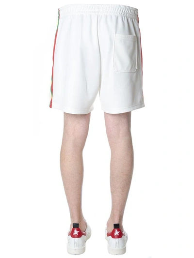 Shop Acne Studios White Cotton Shorts