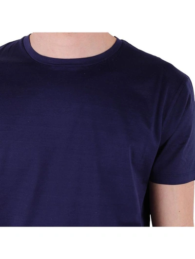 Shop Daniele Fiesoli Cotton T-shirt In Navy