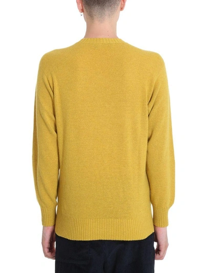 Shop Maison Flaneur Mustard Wool/cashmere Sweater In Yellow