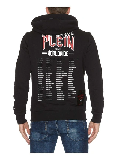 Shop Philipp Plein Times Hoodie In Black