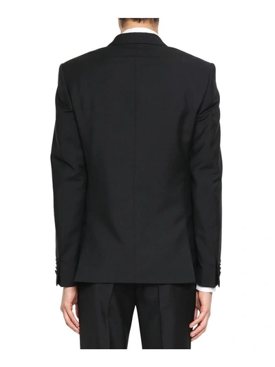Shop Givenchy Wool Tuxedo In Nero