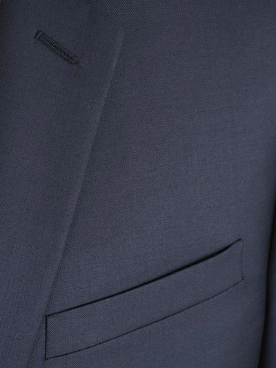 Shop Dior Classic Suit In Navy Blue