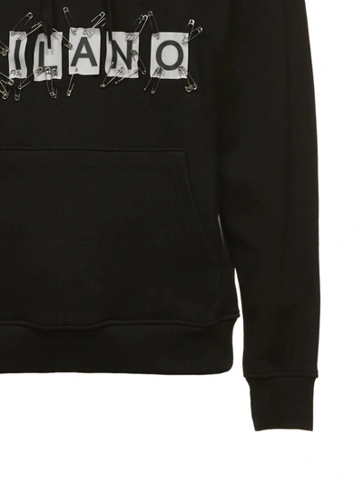 Shop Moschino Fleece In Nero Bianco