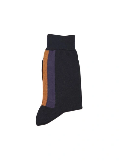 Shop Marni Socks In Nero Multicolor