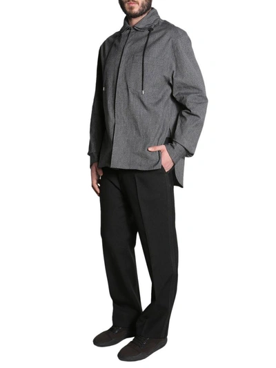 Shop Lanvin Oversize Fit Shirt In Grigio