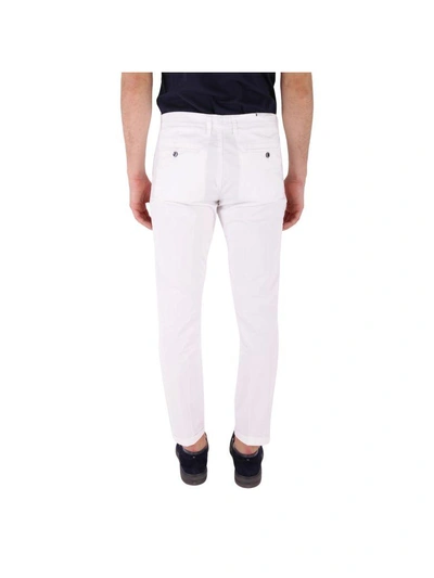 Shop Re-hash Cotton Blend Trousers In White