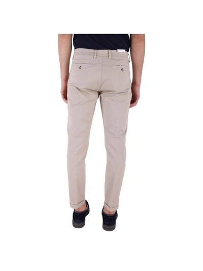 Shop Re-hash Re Hash Cotton Blend Trousers In Sand