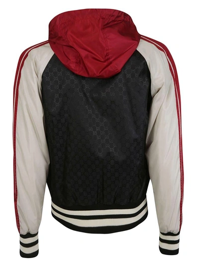 Shop Gucci Zip-up Jacket In Multicolor