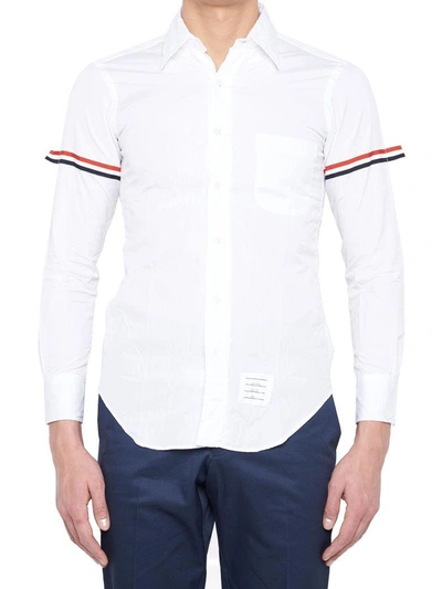 Shop Thom Browne Shirt In White