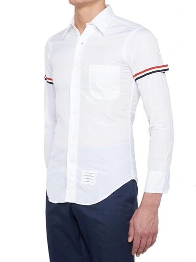 Shop Thom Browne Shirt In White